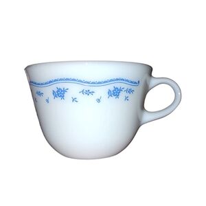 Vintage Morning Blue Pattern Pyrex CorningWare Cup